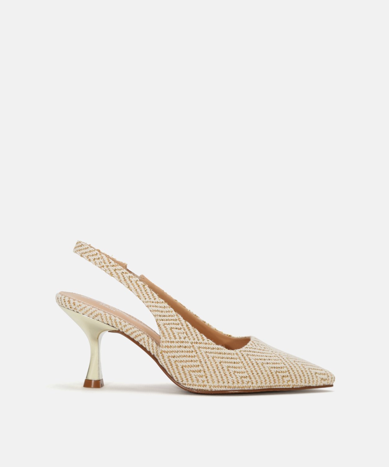 Zapato tac&oacute;n destalonado